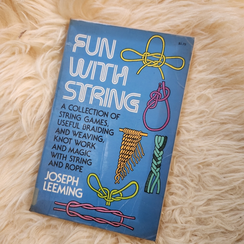 Fun with String Book by Joseph Leeming Vintage